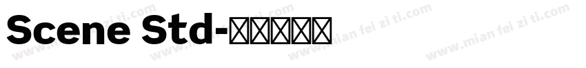 Scene Std字体转换